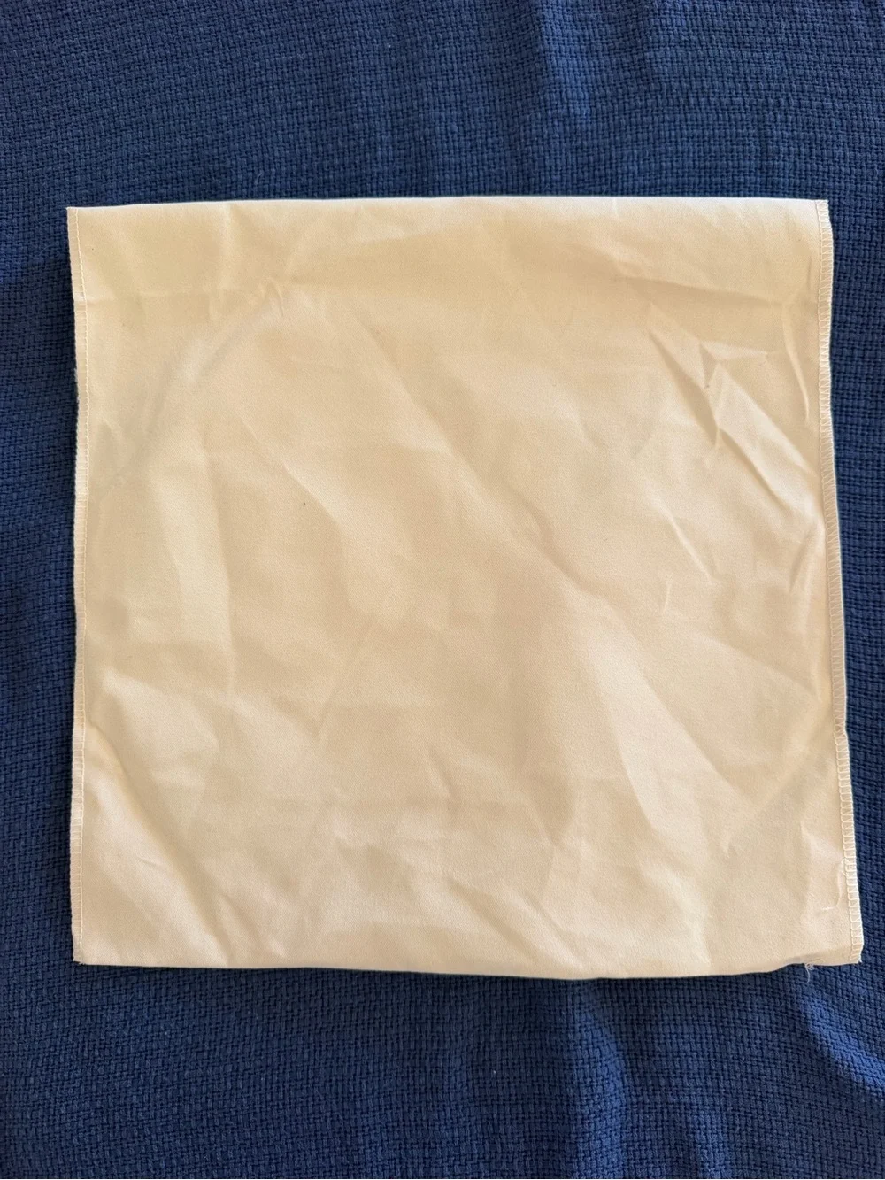 Louis Vuitton Ivory Blue Flap Close Dust Bag